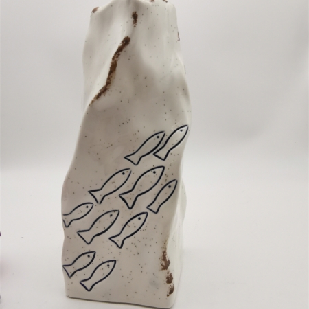 CERAMIC OCEAN DECORATION VASE
